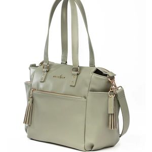 COPY - White Elm Gemini Sage green multi use bag